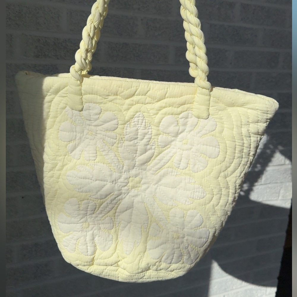 Handmade Quilted Tote Bag